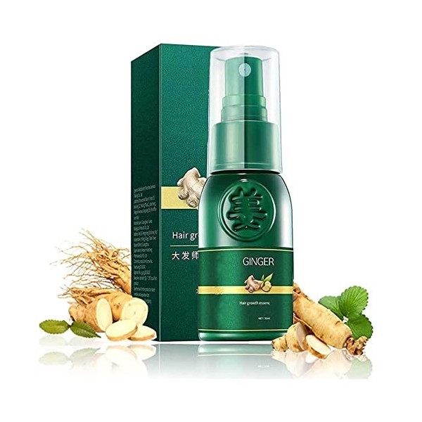 Hyungang Korea Ginseng Hair Regrowth Serum Spray, Hair Regrowth Serum Spray for Men and Women, 10 X Stimulate Hair Growthplus