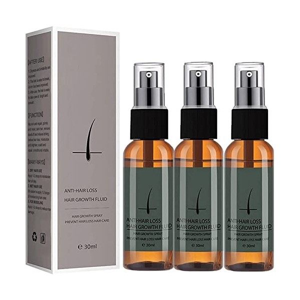 Kolarmo Spray nourrissant au gingembre, sérum naturel pour la croissance des cheveux au gingembre pour homme et femme, spray 