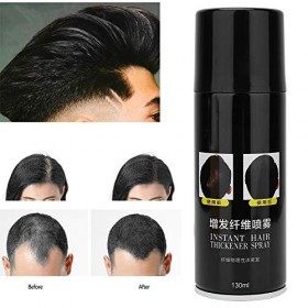 Fibres de Construction Capillaire de 130g, Vaporisateur de Cheveux Jetable en Fibre de Croissance des Cheveux, Remplisseur de