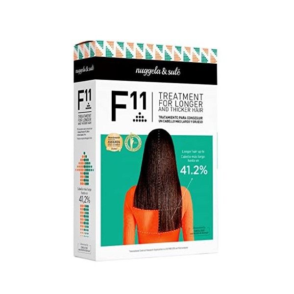 F11 Cheveux Plus Longs de Nuggela & Sulé. Accélère la Croissance des Cheveux jusquà 41,2 %. Cliniquement Prouvé