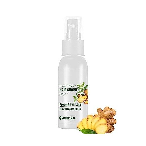 Fluide De Croissance Des Cheveux | 20ml Ginger Essence Essence De Perte De Cheveux | Spray Épaississant Pour Le Volume Des Ch