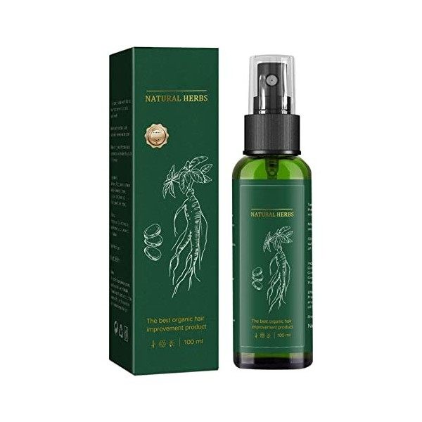 Ginseng Cheveux Liquide Ginseng Cheveux Spray Nourrit Les Cheveux Nourrit Le Cuir Chevelu Anti Chute De Cheveux Repousse Des 