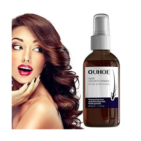 fanelod Producteur de Cheveux pour Femmes | Spray épaississant pour Cheveux pour Hommes 2,11 oz - Accélère la Croissance Natu