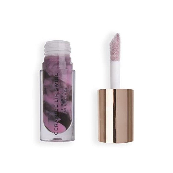 Makeup Revolution, Lip Swirl Ceramide Gloss, Lipgloss, Rose Doux, 4.5ml