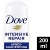 Dove Après Shampooing Démêlant Réparation Intense, Pour les cheveux abîmés, Fabriqué en France, 200ml