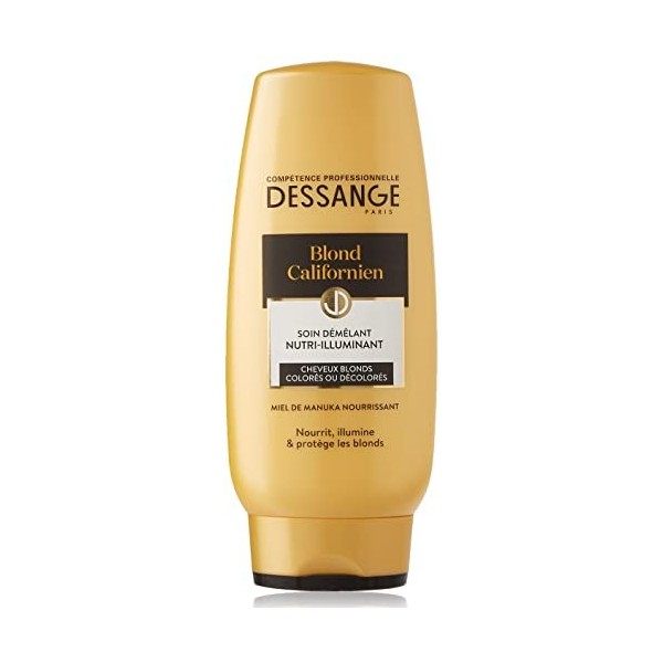 DESSANGE - Blond Californien Baume Démêlant Nutri-Illuminant Pour Cheveux Blonds, Colorés Ou Fortement Eclaircis - 200 ml