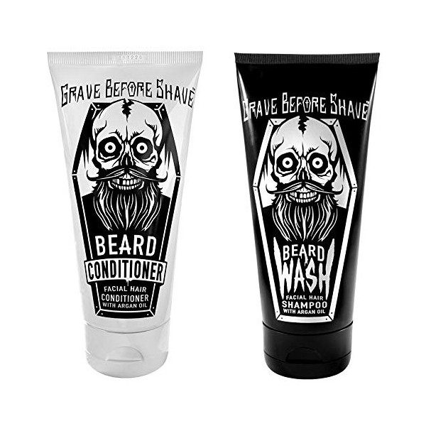 GRAVE BEFORE SHAVE Beard Wash & Conditioner Pack