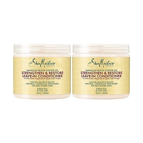 Shea Moisture Oil Strengthen, Grow, and Restore Leave-In Conditioner 16 oz