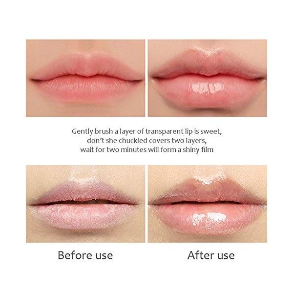 GL-Turelifes Lip Plumper Lip Gloss, Lip Maximizer Balm Plumper Lip Extreme Volume, Heathly Enhancer Hydrated Lips, Hydrate, É