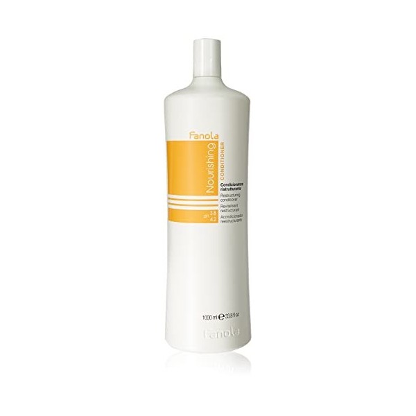 FANOLA Nourishing Après-Shampooing Restructurant Cheveux Abimés, 1000 ml