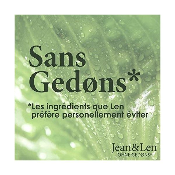 Jean & Len Après-shampooing hydratant Romarin & Gingembre, pour cheveux ternes et sans éclat, nourrit intensément & facilite 