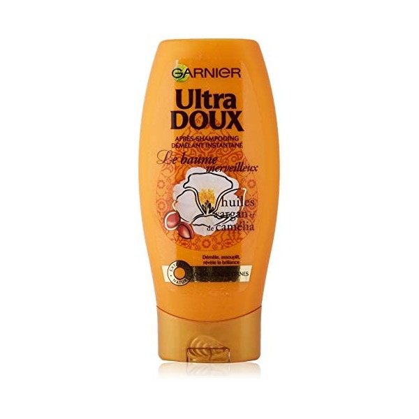 Garnier Ultra Doux Baume Merveilleux Aux Huiles dArgan et Camélia - Baume Démêlant Cheveux Secs