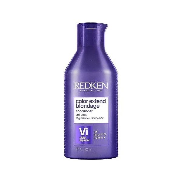 Redken, Après-Shampoing Violet Neutralisant pour Cheveux Blonds, Riche en Protéines, Color Extend Blondage, 300 ml