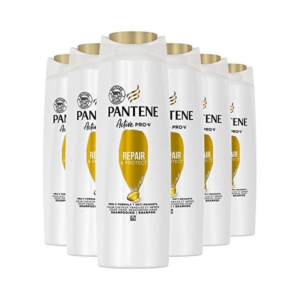 Pantene Active Pro V Repair & Protect, Après-shampoing au complexe protecteur à la kératine, Lot de 6x200 ml