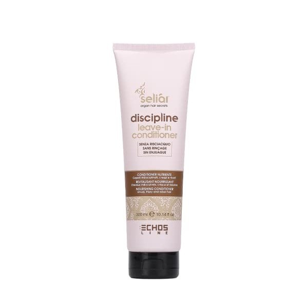 ECHOSLINE Seliàr Discipline Après-shampooing sans rinçage-Nourrissant Anti-frisottis pour Cheveux crépus et rebelles-300 ML, 