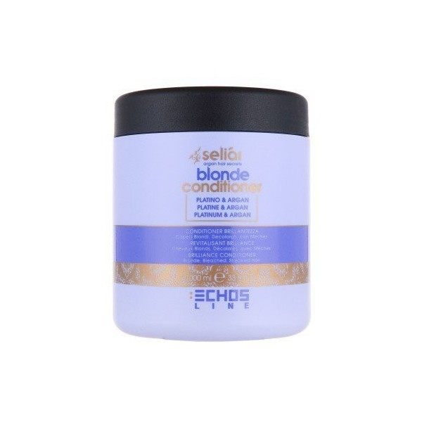 ECHOSLINE CONDITIONNER BLONDE REVITALISANT BRILLANCE AVEC DU PLATINE ET DE LHUILE DARGAN 1000ML