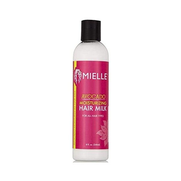 Mielle Organics Lait capillaire hydratant à lavocat 8oz, revitalisant sans rinçage pivoine blanche 8oz et huile de Babassu e