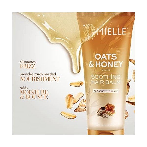 Mielle Organics Baume apaisant pour cheveux avoine et miel