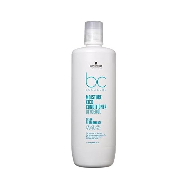 Schwarzkopf Professional Après-shampooing Hyaluronic Moisture Kick BC Bonacure Cheveux normaux à secs 1000 ml
