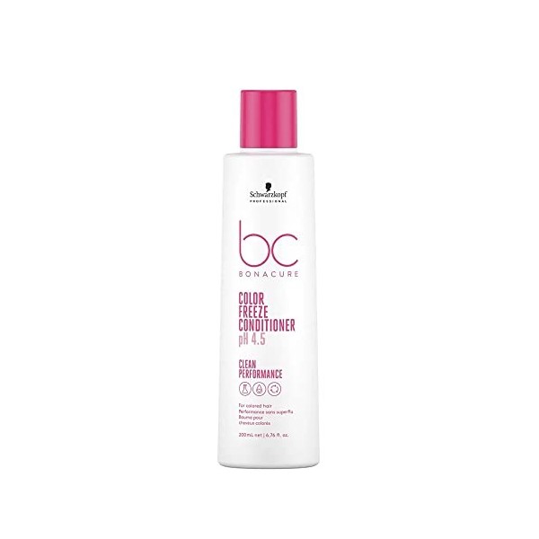 Schwarzkopf Professional - Après-shampooing - PH 4.5 Color Freeze BC Bonacure Cheveux colorés - 200 ml