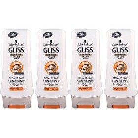 Schwarzkopf Gliss Total Repair Lot de 4 après-shampoing 200 ml