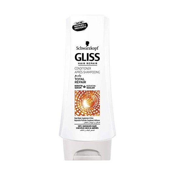 Gliss Total Repair Conditioner with Liquid Keratin - 200ml