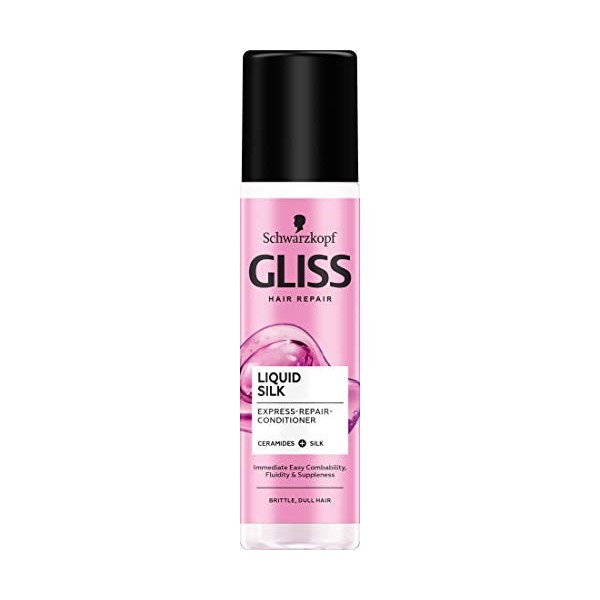 Gliss Kur Liquid Silk Express Repair Conditioner Spray 200ml / 6.7 Fl. Oz. by Gliss Kur