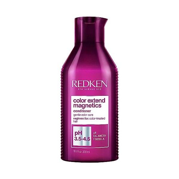 Redken, Après-Shampoing pour Cheveux Colorés, Protection Couleur & Éclat, Color Extend Magnetics, 300 ml