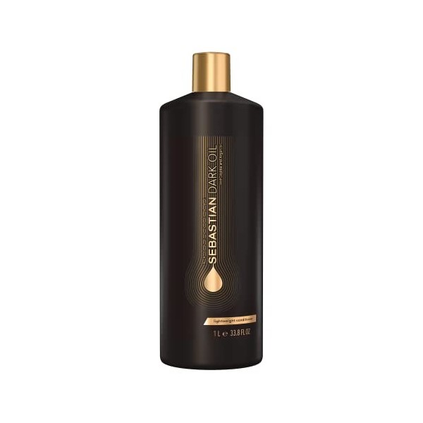 Sebastian Professional - Dark Oil Conditionneur Léger à lhuile dargan et de jojoba - Lisse et démêle les cheveux tout en le