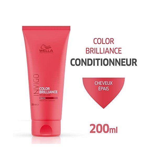 Wella Professionals - Color Brilliance Après-shampoing pour cheveux épais et colorés - 200ml