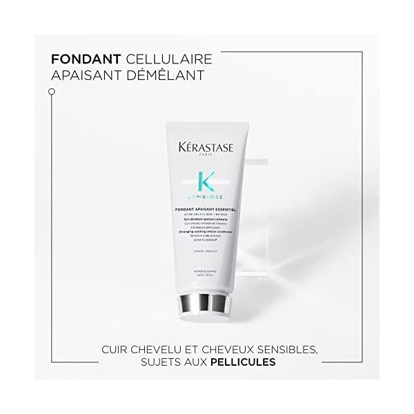 Kérastase | Symbiose, Après-Shampoing Démêlant Anti-Pelliculaire, Pour Cuirs Chevelus Sensibles à Tendance Pelliculaire, Sans