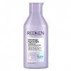 Redken |Après-Shampoing Éclat pour Cheveux Blonds Ternes, Enrichi à la Vitamine C, Blondage High Bright, 300 ml