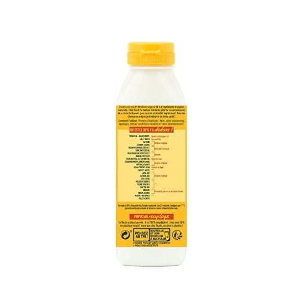 Garnier Fructis Hair Food Démêlant Nourrissant à Banane pour Cheveux Secs 350 ml