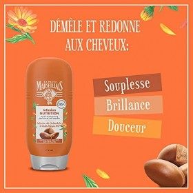 Le Petit Marseillais Après-Shampooing Nutrition Infusion Calendula et Argan Bio - Le flacon de 200 ml
