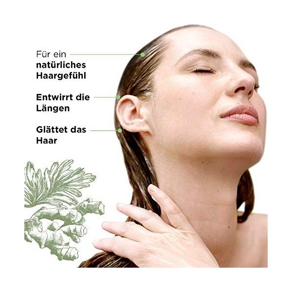 Botanicals Revitalisant et démêlant sans silicone, sulfates et parabens, pour cheveux affaiblis, cosmétiques naturels végétal