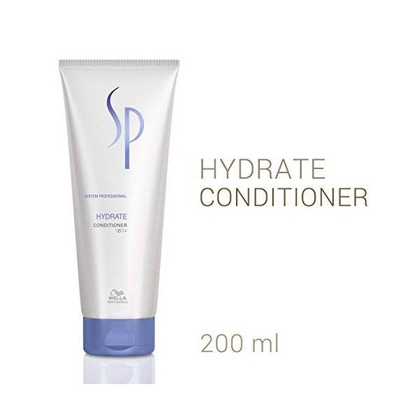 Wella Professionals - Conditioner Après-Shampooing Hydratant pour Cheveux Normaux à Secs - HYDRATE - 200ml