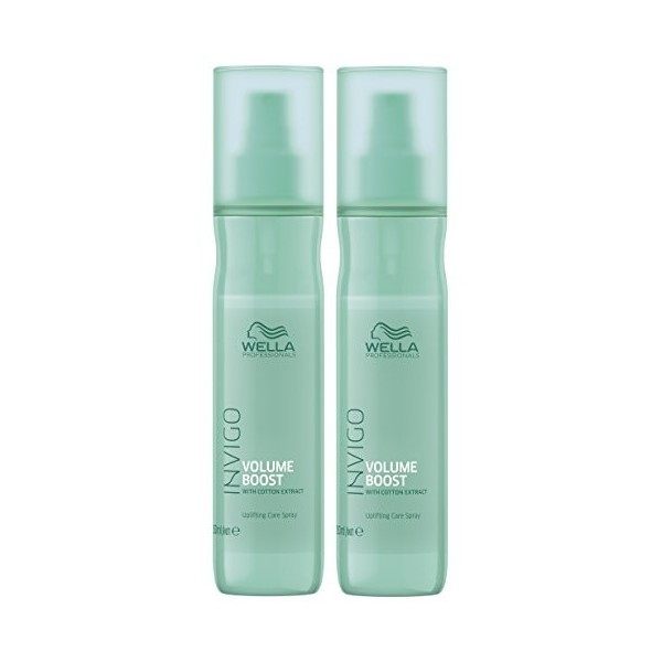 Invigo Wella Professionals Lot de 2 sprays de soin volume avec extrait de coton 150 ml - 300 ml