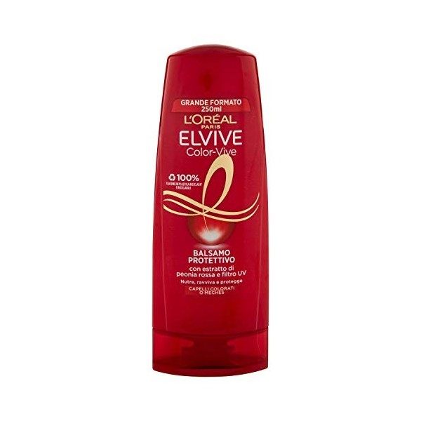 LOréal Paris Elvive Après-shampoing protecteur pour cheveux colorés, 250 ml