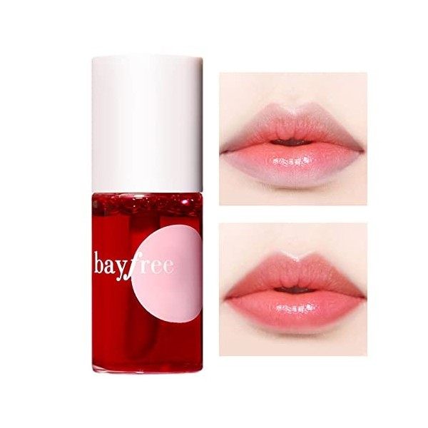 Lip and Cheek Tint Stain, Korean Lip Stain Tint Makeup, Lipstick Long Lasting Waterproof, Non-Sticky Lip Makeup Natural Lip S