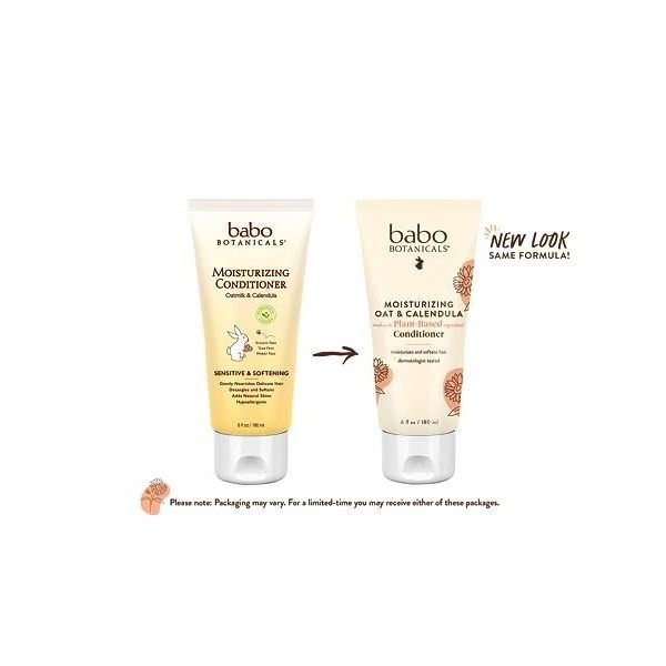 Babo Botanicals Moisturizing Conditioner For Sensitive & Dry Hair & Scalp 180ml