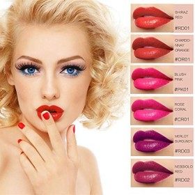 6 Colors Wine Lip Tint, Natural Liquid Lipstick Long Lasting Mini Make Up Lip Gloss Matte Lip Sticks Wine Bottle