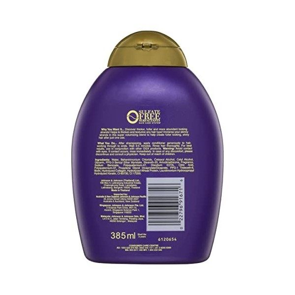 OGX Conditioner, Thick & Full Biotin & Collagen, 13oz by OGX [Beauty] English Manual 