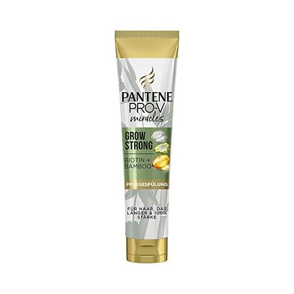 Pantene Pro-V Revitalisant Miracles Grow Strong avec Biotine et Bambou, 160 ml, Beauté, Perte de Cheveux Femme, Soin des Chev