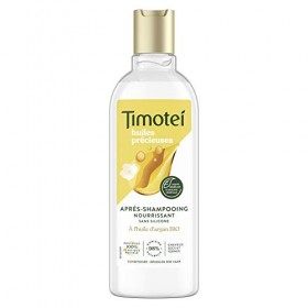 Timotei Après-Shampooing Femme Nourissant Huiles Précieuses dArgan bio et fleur de jasmin, pour cheveux secs et ternes, Sans