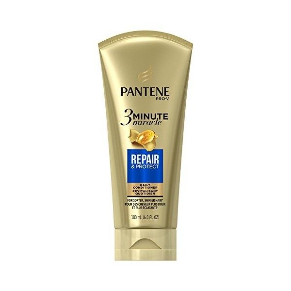 Pantene Repair and Protect 3 Minute Miracle Deep Conditioner, 6 Fluid Ounce by Pantene