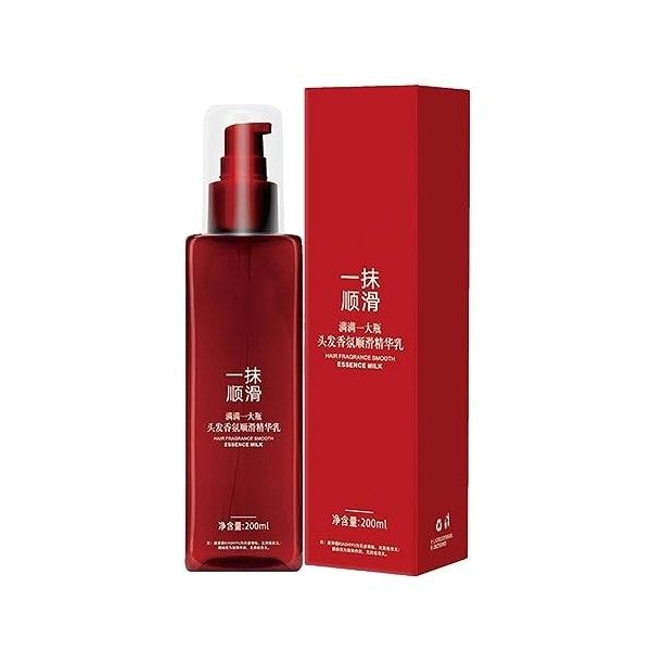 Revitalisant sans rinçage cheveux bouclés | Crème Essence Lissante Hydratante Parfumée - 7.04fl.oz Frizzy Control Leave in Ha