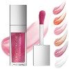 Lip Plumper Gloss Probuk 8ml Huile à Levre,Cristallin Transparent pour Les Repulpant Levres Gloss,Non Collante Nourrissant po