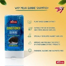 solide Hair Conditioner Prolonge lAction de Milva Quinine Shampoing 200&nbsp;ml