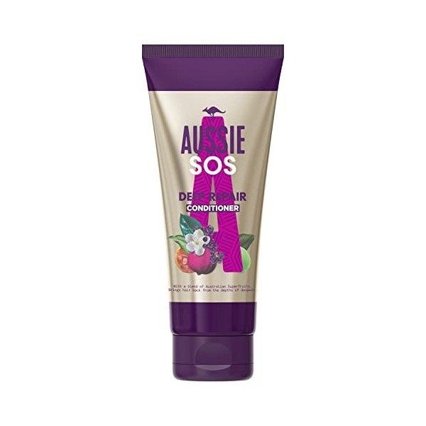 Aussie SOS Deep Repair Après-shampoing Aux Superfruits Australiens, 340ml