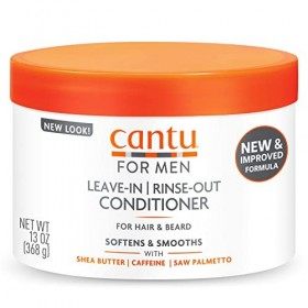 Cantu Après-shampoing sans rinçage pour homme, pot de 384 ml.